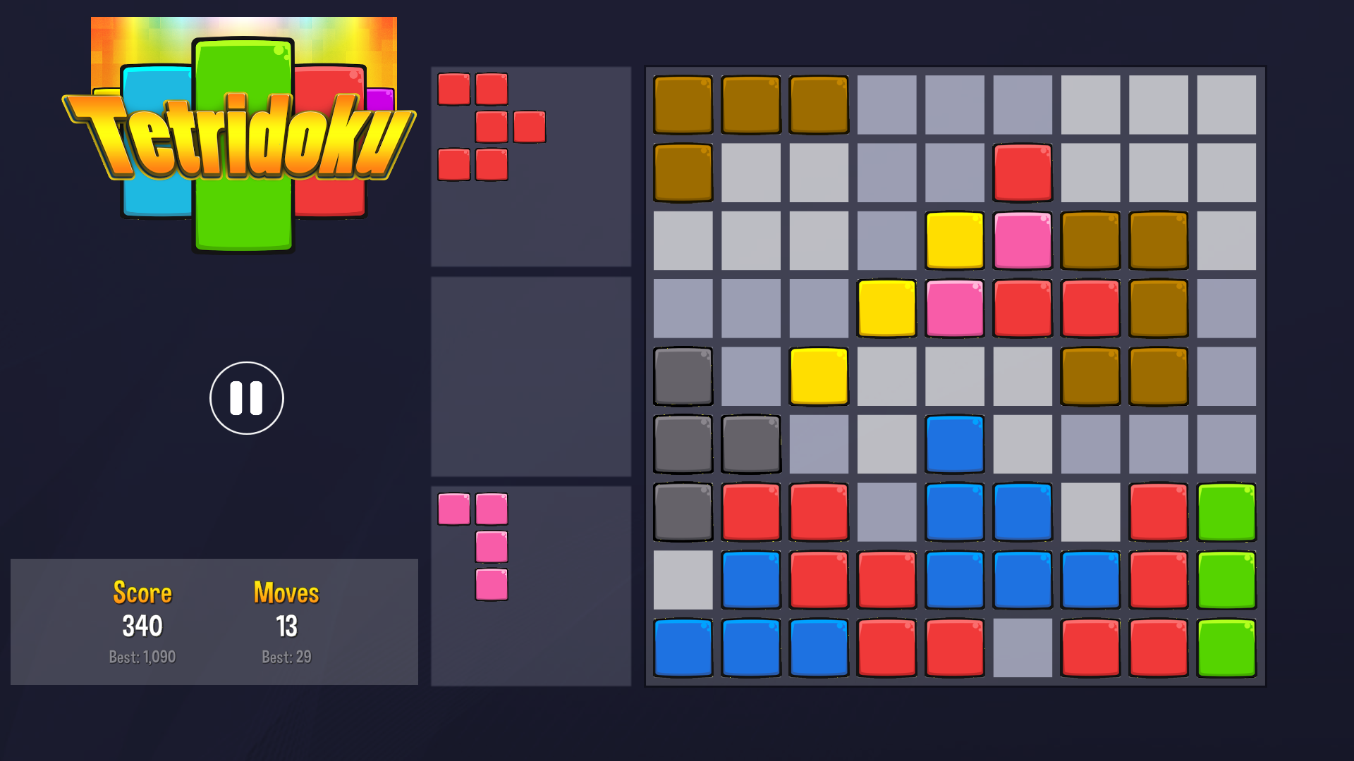 Tetridoku screenshot 2